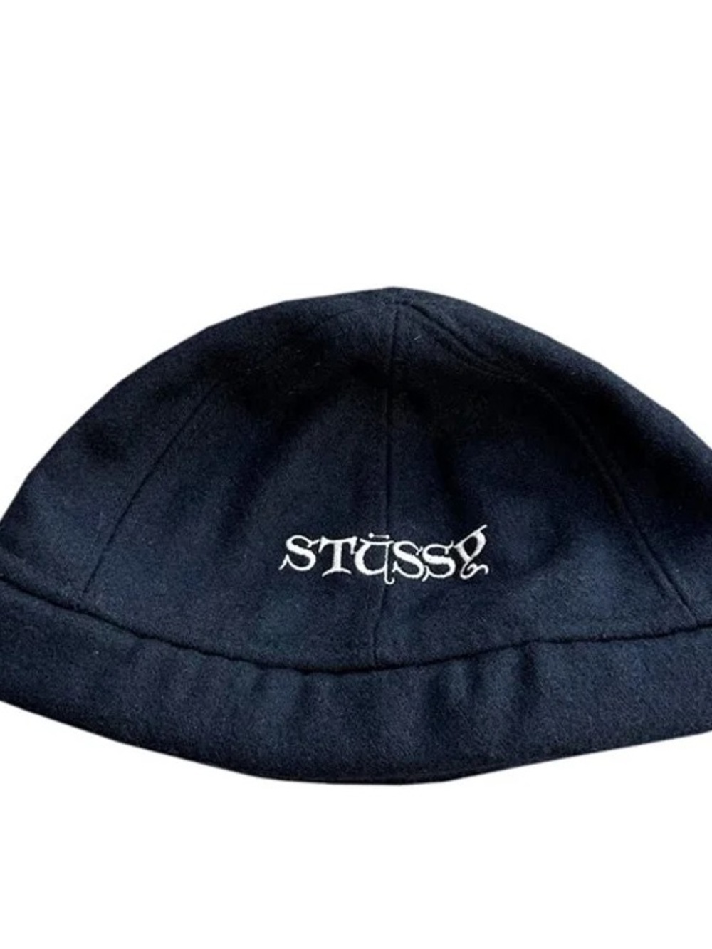 Vintage Stussy Navy Wool Beanie